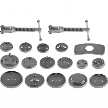 NEO TOOLS 18-teiliges manuelles Bremskolben-Rückstellwerkzeug-Set mit Koffer
