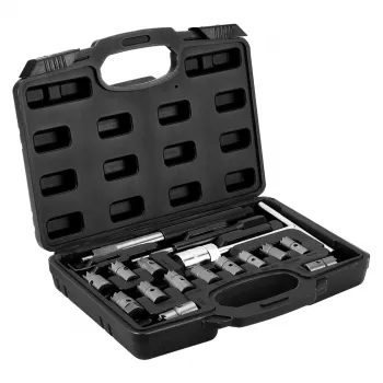 NEO TOOLS 11-885 Injektorsitz-Reinigungsschneider - 17-teiliges Set