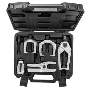 NEO TOOLS Spurstangenkopf-Abzieher-Set 5-teilig, geschmiedeter Stahl Kugelgelenk-Trenner-Kit mit Kunststoffkoffer