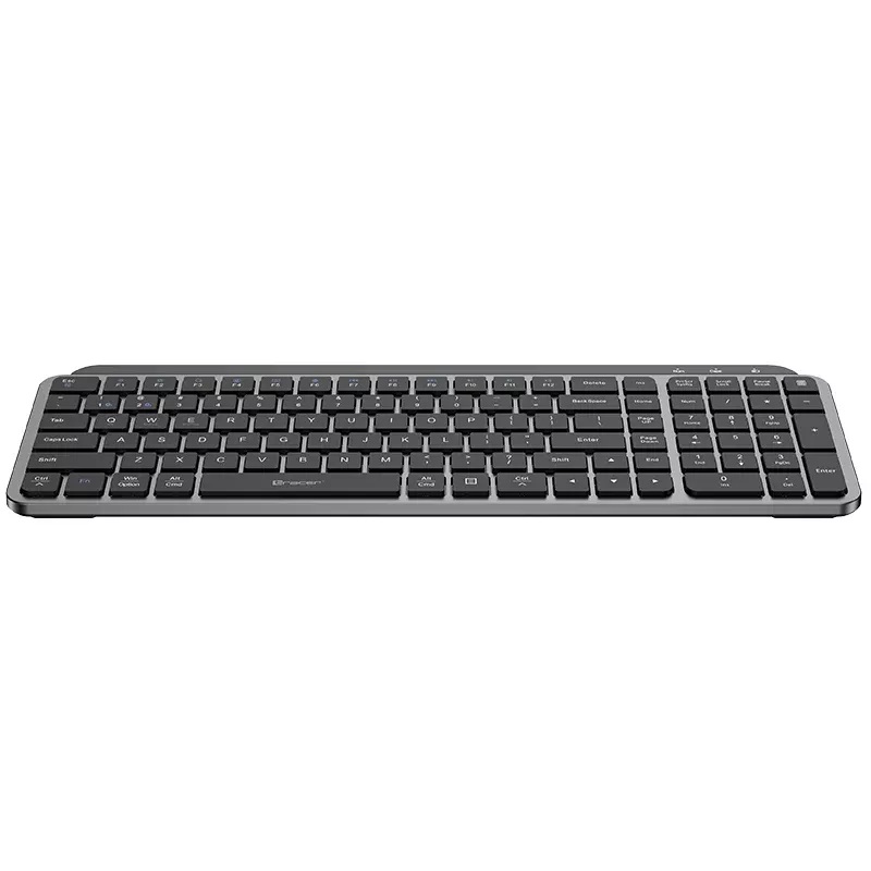 TRACER STONE RF 2.4G+BT Funk-Tastatur, QWERTY US International, Schwarz
