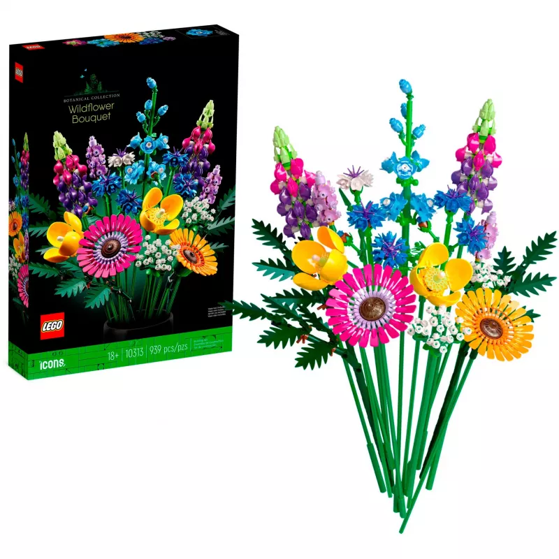 LEGO Botanicals Sommerblumenstrauß Bundle – 756-teiliges botanisches Bauset für Erwachsene