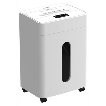 Tracer SilentBlade Weiß Aktenvernichter mit Partikelschnitt, 10 Blatt, P-4, 21 L