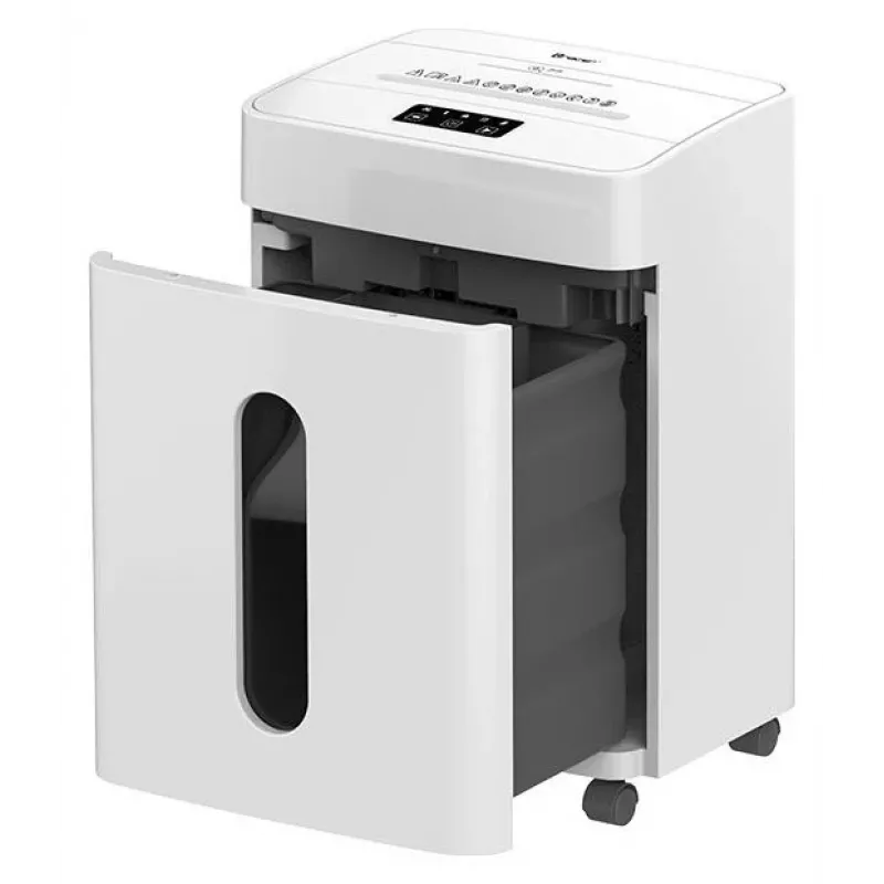 Tracer SilentBlade Weiß Aktenvernichter mit Partikelschnitt, 10 Blatt, P-4, 21 L