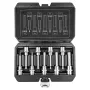 NEO TOOLS Sechskant-Bits auf Steckschlüssel 100 mm, 9-teiliges Set