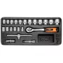 NEO TOOLS 3/8 Steckschlüsselsatz, 22 Stk., mit Einlage