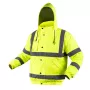 NEO TOOLS 81-712-M Warn-Bomber-Arbeitsjacke, leicht isoliert, fluoreszierendes Gelb, Größe M
