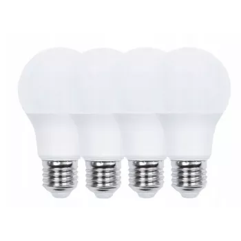 Blaupunkt LED-Lampe E27 A60 9W, 900 lm, 2700 K, 4 Stück (BLAUPUNKT-E27-9W-WW-4)