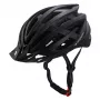 Wozinsky MTB-Fahrradhelm mit abnehmbarem Schirm und USB-Rücklicht 54-57 cm - Schwarz