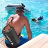 Wozinsky WWK-10 Wasserdichter Trockenbeutel für Kajak und SUP, 10 L, Schwarz