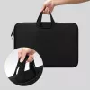 Wozinsky WNT-17B 17,3 Zoll Neopren-Laptop-Hülle mit verstecktem Griff - Schwarz