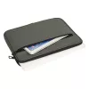 Wozinsky WPL-15 15,6 Zoll Laptop-Hülle mit Metall-Reißverschluss - Grau