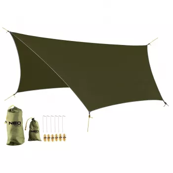 NEO TOOLS wasserdichte Plane 360 x 290 cm 210T PU3000