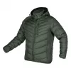 NEO TOOLS Mix&Match gesteppte Daunenjacke leicht Olive-Schwarz Größe XXXL