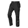 NEO TOOLS Mix&Match Arbeitshose mit Holstertaschen, 4-Wege-Stretch, Cordura-verstärkt, Schwarz, Größe S