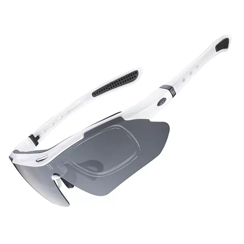 Rockbros 10142 Photochromic UV400 Fahrradbrille - Weiß