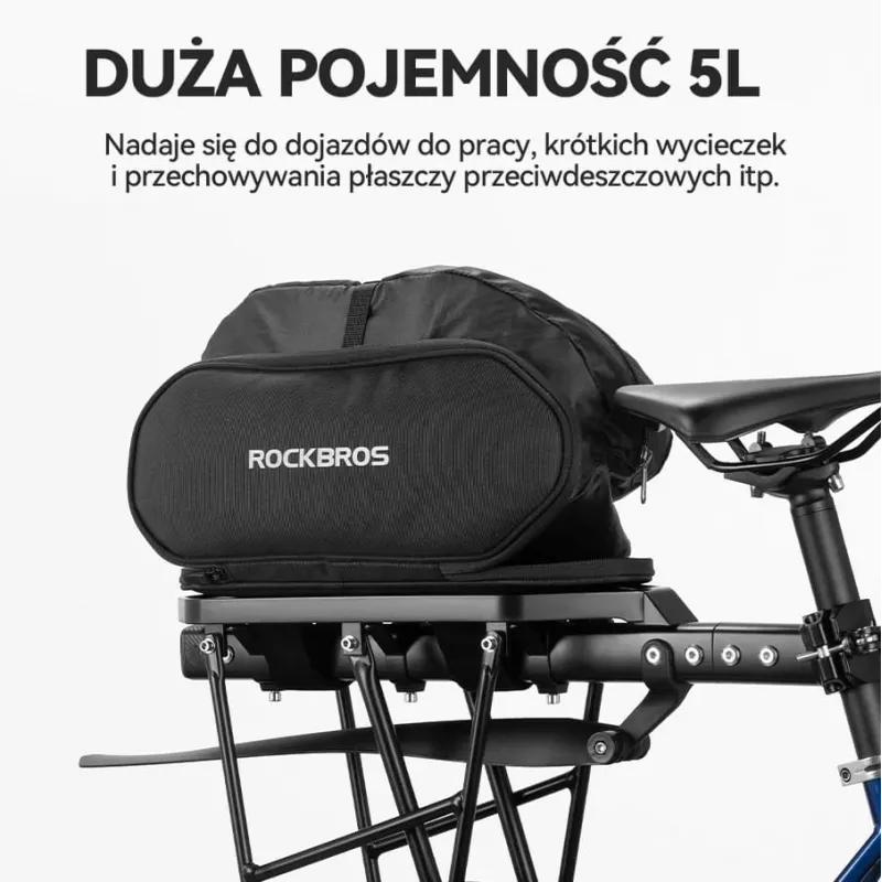 Rockbros 30140062001 Gepäckträgertasche 5L Schwarz