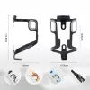 ROCKBROS BBC2504 Ultralight-Fahrradflaschenhalter aus Aluminiumlegierung - Schwarz