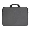 Wozinsky WTL-15 15,6 Zoll Laptoptasche mit Griff und Metallreißverschluss - Grau