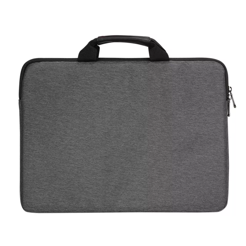 Wozinsky WTL-15 15,6 Zoll Laptoptasche mit Griff und Metallreißverschluss - Grau