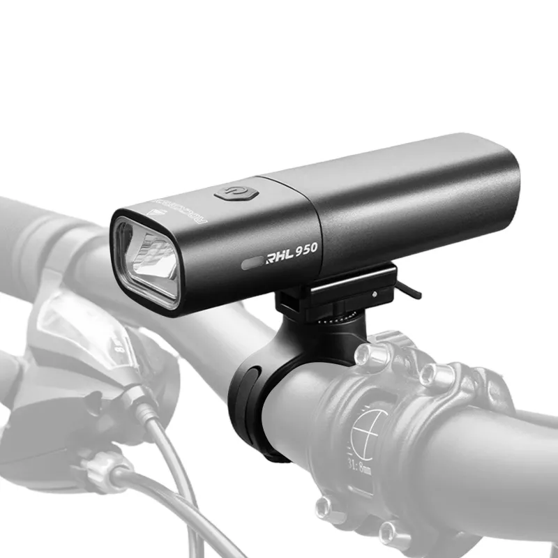 ROCKBROS RHL950 Front Fahrradlicht 950 lm mit abnehmbarem Akku USB-C - Schwarz
