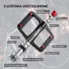 ROCKBROS BP2603 Plattformpedale mit Titanachse und Magnesiumkörper - Schwarz