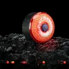 ROCKBROS C52-2 Leichte Satteltasche mit 250 mAh Licht, Grün