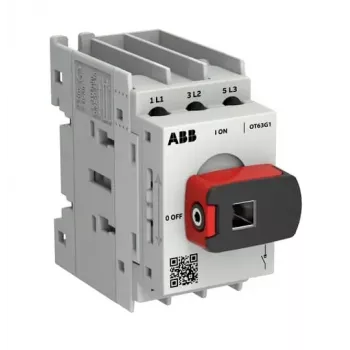 ABB OT Plus OT63G1-3MS 63 A 3-poliger Lasttrennschalter mit Griff