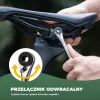ROCKBROS TG-8601 Ratschen-Fahrrad-Multitool mit S2-Stahl-Bits, zylindrischem Aluminiumgehäuse, Schwarz