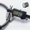 ROCKBROS 87639-4 Kombinations-Stahlkabelschloss für Fahrräder, Schwarz
