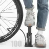Rockbros 4522L Ultralight Fahrrad-Fußpumpe, Schwarz