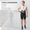 ROCKBROS Herren-Radhose Road to Sky mit Sitzpolster - Schwarz, Größe L