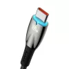 Baseus Glimmer USB-A auf USB-C Kabel 100W 1m Schwarz