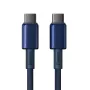 Baseus Tungsten Gold USB-C auf USB-C Kabel 100W PD 1m Blau