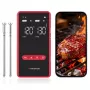 METAPEN Meatmeet X Pro Bluetooth/Wi-Fi Küchen-Thermometer mit App für Grill, Ofen, Smoker - Schwarz