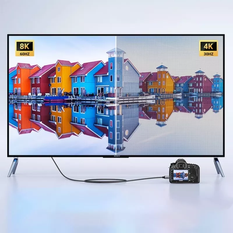 UGREEN HD163 Mini-HDMI-auf-HDMI-8K-Kabel 2m Schwarz