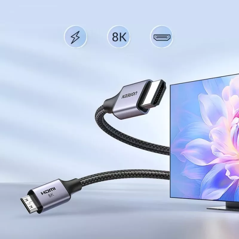UGREEN HD163 Mini-HDMI-auf-HDMI-8K-Kabel 2m Schwarz