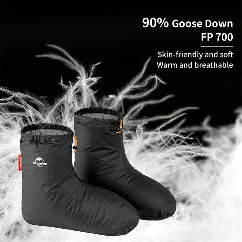 Naturehike Goose Down Knöchelstiefel NH18S023-T Schwarz Medium
