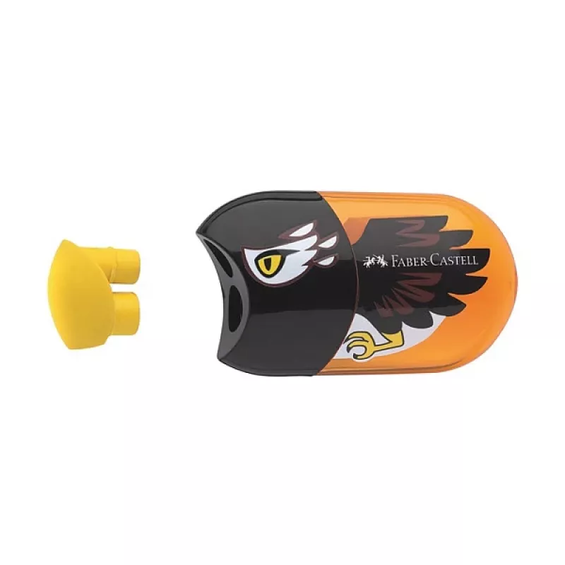 FABER-CASTELL Animals Eagle Anspitzer, 2 Löcher, mehrfarbig