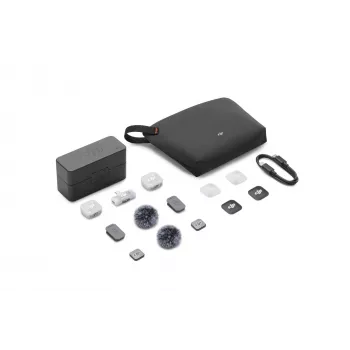 DJI Mic Mini 2 Drahtloses Mikrofonsystem (2 TX + 1 Mobile RX + Ladecase), Weiß
