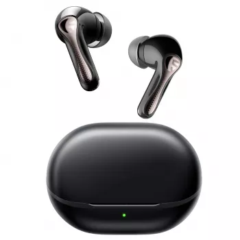 Soundpeats Air5 Pro Kabellose Ohrhörer mit Hybrid-ANC, LDAC, Bluetooth 5.3, Schwarz