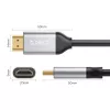 ORICO H4Y1 HDMI 2.0 Kabel 5m Schwarz 4K 60Hz 18Gbps vergoldete Anschlüsse