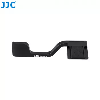 JJC TA-XT50 Daumenauflage für Fujifilm X-T50 – Aluminiumlegierung, Hot-Shoe-Montage, Schwarz
