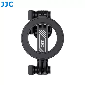 JJC MS-CS1 MagSafe Magnetische Halterung mit 1/4 Zoll-20 und GoPro-Kompatibilität, Schwarz