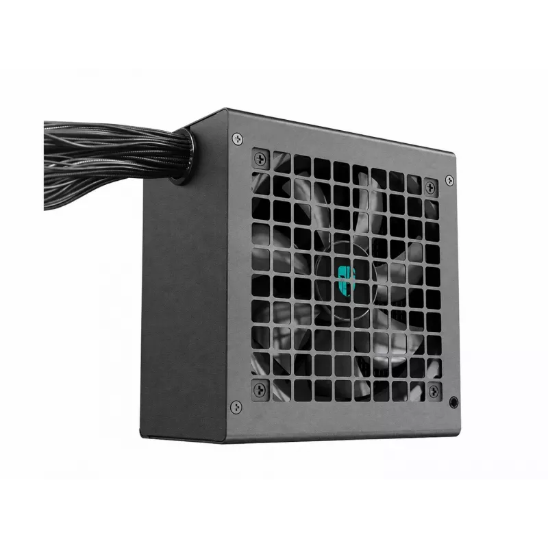 Deepcool PF550X 550W 80 PLUS Standard ATX-Netzteil, nicht-modular, 120mm Hydro-Lager-Lüfter, aktives PFC, Schwarz