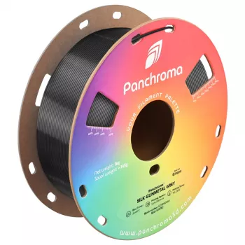 Polymaker Panchroma PLA Silk 3D-Drucker-Filament, 1,75 mm, 1 kg, Gunmetal Grey