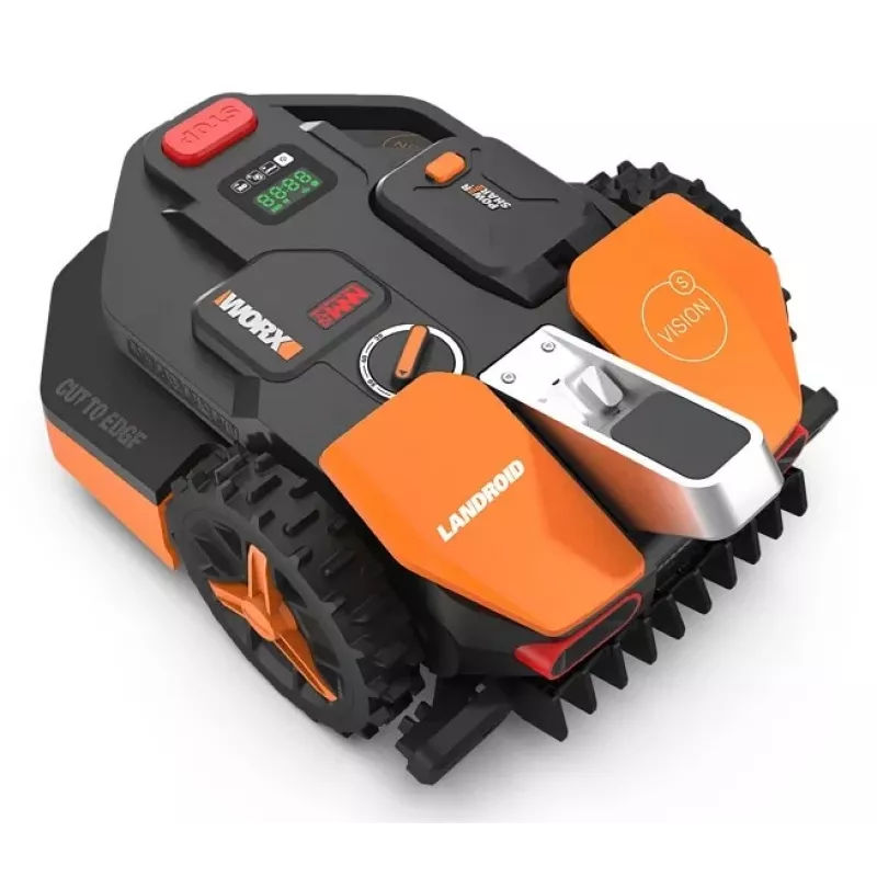Worx Landroid WR202E Roboter-Rasenmäher mit intelligenter Navigation, 250 m², Cut-to-Edge, 20-50 mm, Wi-Fi & Bluetooth, Regensensor, 20V PowerShare