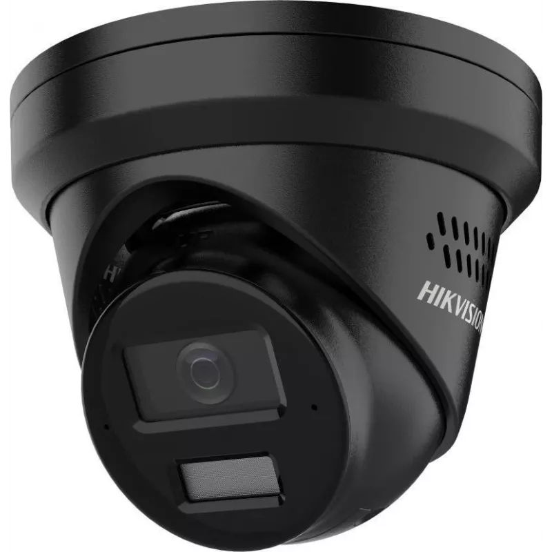 Hikvision 8 MP 4K UHD Turret-Netzwerkkamera mit AcuSense und Smart Hybrid Light, 2,8 mm Festbrennweite, Schwarz