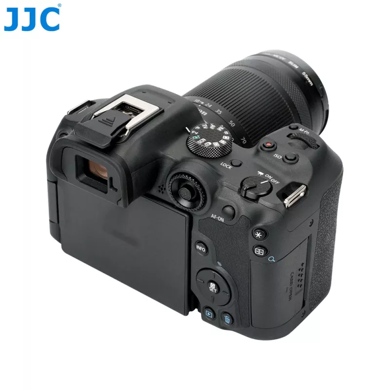JJC Hot Shoe-Abdeckung für Canon EOS R10 / ER-SC2 Ersatz, ISO-Standard, schwarzes ABS-Kunststoff