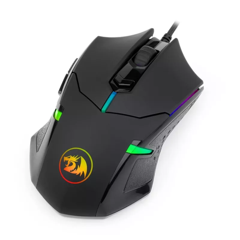 REDRAGON CENTROPHORUS 7200DPI RGB Gaming-Maus - Schwarz