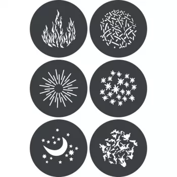 Godox GP GS1 Gobo-Set (6 Stück) für SA-P Projektionsaufsatz